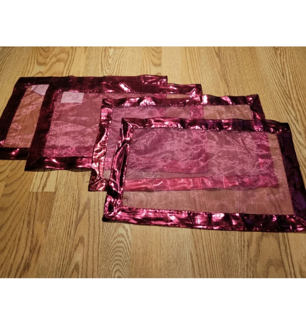 Ikea Placemats Lot Of 4 Sheer Fiesta